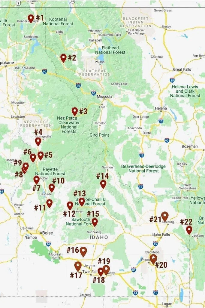 dispersed camping spots